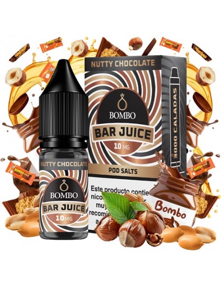 SALES NUTTY CHOCOLATE 10ML - BAR JUICE & BOMBO