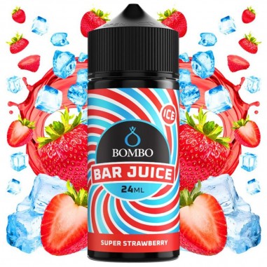 AROMA SUPER STRAWBERRY ICE 24ML LONGFILL - BAR JUICE & BOMBO AROMA SUPER STRAWBERRY ICE 24ML LONGFILL - BAR JUICE & BOMBO