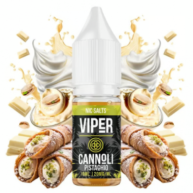 CANNOLI PISTACHIO SALT 10ML - VIPER CANNOLI PISTACHIO SALT 10ML - VIPER