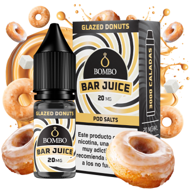 SALES GLAZED DONUT 10ML - BAR JUICE & BOMBO SALES GLAZED DONUT 10ML - BAR JUICE & BOMBO