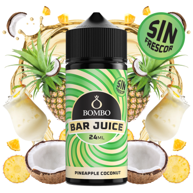 AROMA PINEAPPLE COCONUT SIN FRESCOR 24ML LONGFILL - BAR JUICE & BOMBO AROMA PINEAPPLE COCONUT SIN FRESCOR 24ML LONGFILL - BAR JUICE & BOMBO