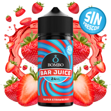 AROMA SUPER STRAWBERRY SIN FRESCOR 24ML LONGFILL - BAR JUICE & BOMBO AROMA SUPER STRAWBERRY SIN FRESCOR 24ML LONGFILL - BAR JUICE & BOMBO