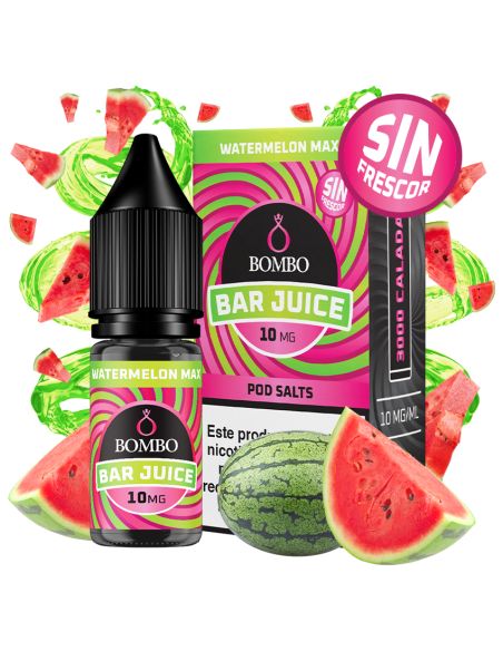 SALES WATERMELON MAX SIN FRESCOR 10ML - BAR JUICE & BOMBO