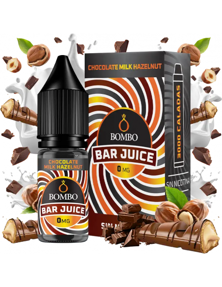 SALES CHOCOLATE MILK HAZELNUT 10ML - BAR JUICE & BOMBO