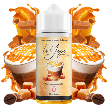 AROMA CAFE CON CARAMELO 30ML LONGFILL - LA YAYA AROMA CAFE CON CARAMELO 30ML LONGFILL - LA YAYA
