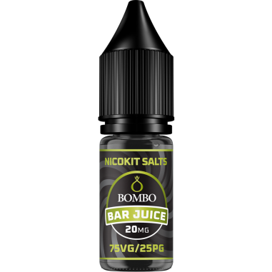 NICOKIT SALT 10ML 75VG 25PG 20MG BAR JUICE - BOMBO NICOKIT SALT 10ML 75VG 25PG 20MG BAR JUICE - BOMBO