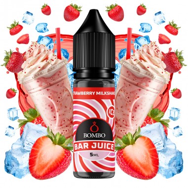 AROMA STRAWBERRY MILKSHAKES 5ML LONGFILL - BAR JUICE & BOMBO