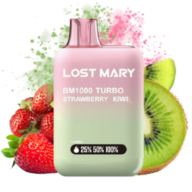 LOST MARY BM1000 STRAWBERRY KIWI POD 2ML 20MG - ELFBAR LOST MARY BM1000 STRAWBERRY KIWI POD 2ML 20MG - ELFBAR