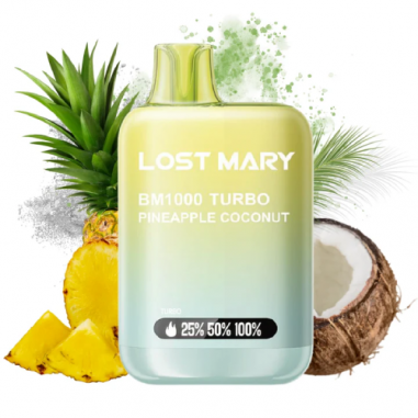 LOST MARY BM1000 PINEAPPLE COCONUT POD 2ML 20MG - ELFBAR