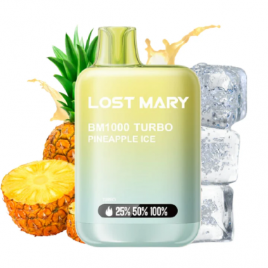 LOST MARY BM1000 PINEAPPLE ICE POD 2ML 20MG - ELFBAR LOST MARY BM1000 PINEAPPLE ICE POD 2ML 20MG - ELFBAR