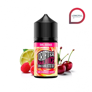 AROMA LIME RASPBERRY CHERRY 6ML LONGFILL - DRIFTER BAR JUICE AROMA LIME RASPBERRY CHERRY 6ML LONGFILL - DRIFTER BAR JUICE