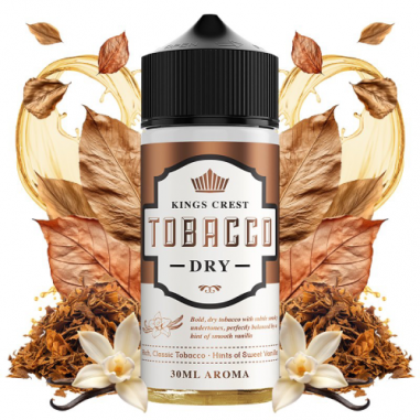 AROMA TOBACCO DRY 30ML LONGFILL - KINGS CREST AROMA TOBACCO DRY 30ML LONGFILL - KINGS CREST