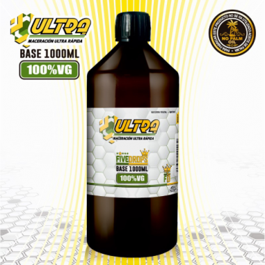 GLICERINA VEGETAL 1L ULTRA RAPIDA - VAPFIP GLICERINA VEGETAL 1L ULTRA RAPIDA - VAPFIP