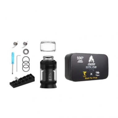 BLAZE SOLO RTA 2 25MM - THUNDERCLOUD X MIKE VAPES BLAZE SOLO RTA 2 25MM - THUNDERCLOUD X MIKE VAPES