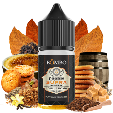 AROMA COOKIE SUPRA 10ML LONGFILL - KINGS CREST X BOMBO AROMA COOKIE SUPRA 10ML LONGFILL - KINGS CREST X BOMBO