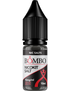 NIC SALT 10ML 75VG 25PG 10MG - BOMBO