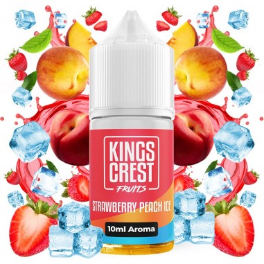 AROMA STRAWBERRY PEACH ICE 10ML - KINGS CREST