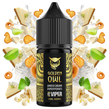 AROMA LIME CREAM DINO COOKIES 10ML - GOLDEN OWL AROMA LIME CREAM DINO COOKIES 10ML - GOLDEN OWL