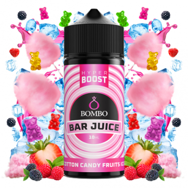 AROMA HYPER BOOST COTTON CANDY FRUITS ICE 10ML - BAR JUICE & BOMBO AROMA HYPER BOOST COTTON CANDY FRUITS ICE 10ML - BAR JUICE & BOMBO