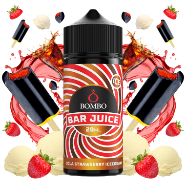 AROMA COLA STRAWBERRY ICE CREAM 20ML LONGFILL - BAR JUICE & BOMBO AROMA COLA STRAWBERRY ICE CREAM 20ML LONGFILL - BAR JUICE & BOMBO