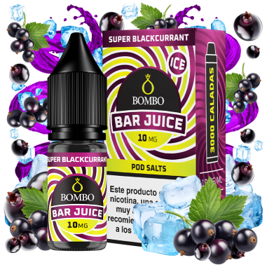 SALES SUPER BLACKCURRANT 10ML - BAR JUICE & BOMBO SALES SUPER BLACKCURRANT 10ML - BAR JUICE & BOMBO