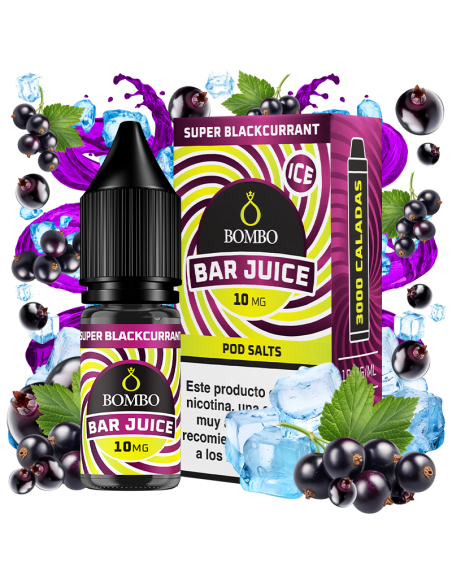 SALES SUPER BLACKCURRANT 10ML - BAR JUICE & BOMBO