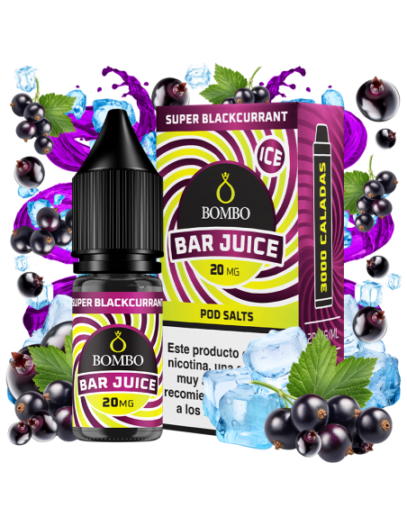 SALES SUPER BLACKCURRANT 10ML - BAR JUICE & BOMBO