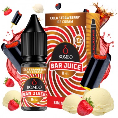 SALES COLA STRAWBERRY ICE CREAM 10ML - BAR JUICE & BOMBO SALES COLA STRAWBERRY ICE CREAM 10ML - BAR JUICE & BOMBO