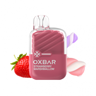OXBAR MINI 1000 STRAWBERRY MARSHMALLOW 2ML 20MG - OXVAR OXBAR MINI 1000 STRAWBERRY MARSHMALLOW 2ML 20MG - OXVAR