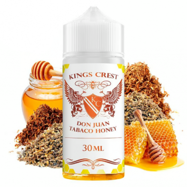 AROMA DON JUAN TABACO HONEY 30ML LONGFILL - KINGS CREST AROMA DON JUAN TABACO HONEY 30ML LONGFILL - KINGS CREST