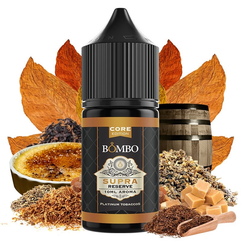 AROMA SUPRA RESERVE 10ML CORE EDITION - PLATINUM TOBACCOS BY BOMBO AROMA SUPRA RESERVE 10ML CORE EDITION - PLATINUM TOBACCOS BY BOMBO