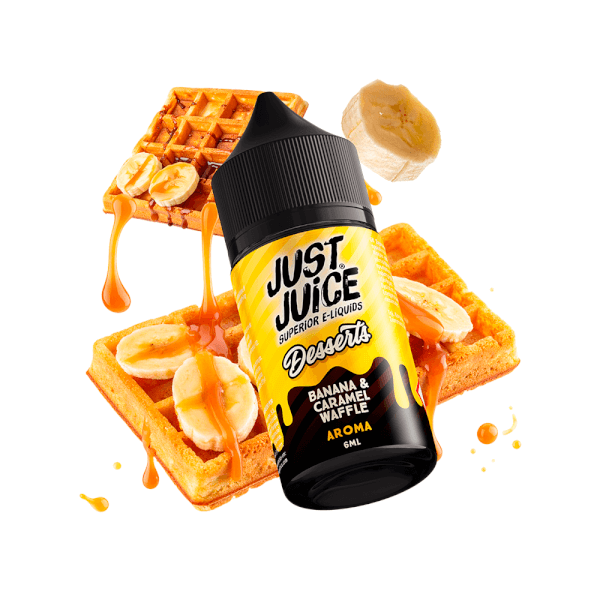 DESSERTS BANANA CARAMEL WAFFLE LONGFILL 6ML - JUST JUICE