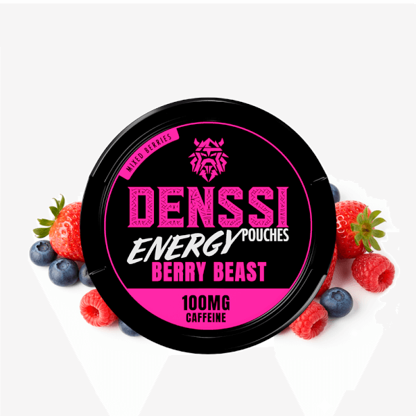 ENERGY POUCHES BERRY BEAST 100MG - DENSSI ENERGY POUCHES BERRY BEAST 100MG - DENSSI