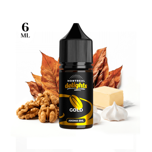 GOLD LONGFILL 6ML - MONTREAL DELIGHTS GOLD LONGFILL 6ML - MONTREAL DELIGHTS