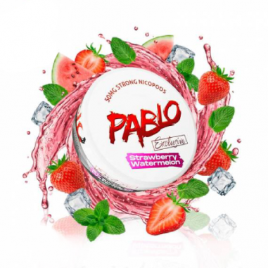 EXCLUSIVE POUCHES 50 MG FRESA SANDÍA - PABLO EXCLUSIVE POUCHES 50 MG FRESA SANDÍA - PABLO