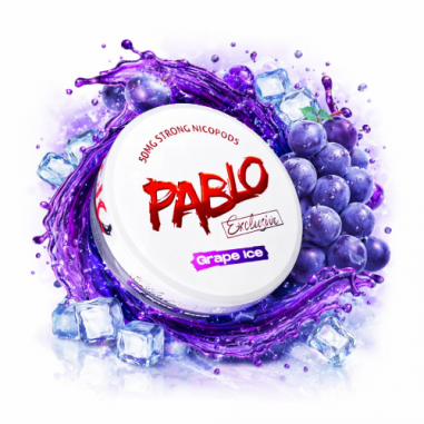 EXCLUSIVE POUCHES 50 MG UVA HELADA - PABLO EXCLUSIVE POUCHES 50 MG UVA HELADA - PABLO