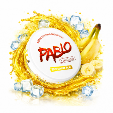 EXCLUSIVE POUCHES BANANA HELADA 50 MG - PABLO EXCLUSIVE POUCHES BANANA HELADA 50 MG - PABLO