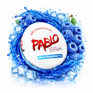 EXCLUSIVE POUCHES 50MG FRAMBUESA AZUL - PABLO EXCLUSIVE POUCHES 50MG FRAMBUESA AZUL - PABLO