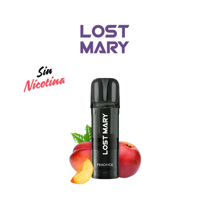 CARTUCHO TAPPO AIR PRO ZERO NICOTINA MELOCOTÓN HELADO - LOST MARY