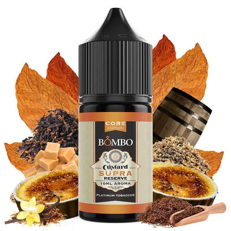 AROMA CUSTARD SUPRA RESERVE CORE EDITION 10ML - PLATINUM TOBACCOS BY BOMBO CORE EDITION