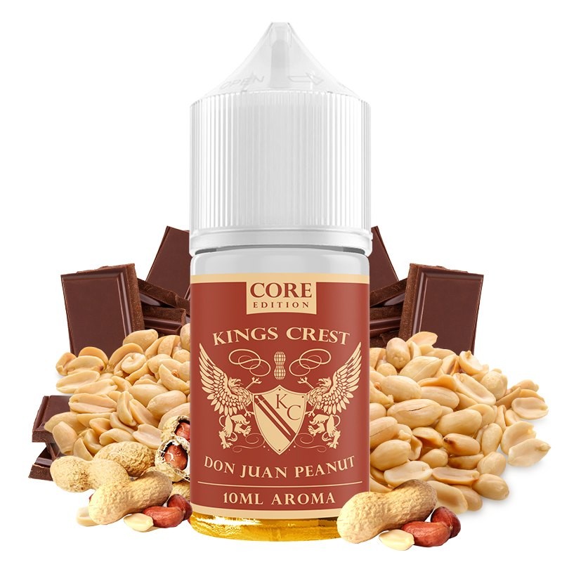 AROMA DON JUAN PEANUT 10ML LONGFILL - KINGS CREST CORE EDITION AROMA DON JUAN PEANUT 10ML LONGFILL - KINGS CREST CORE EDITION
