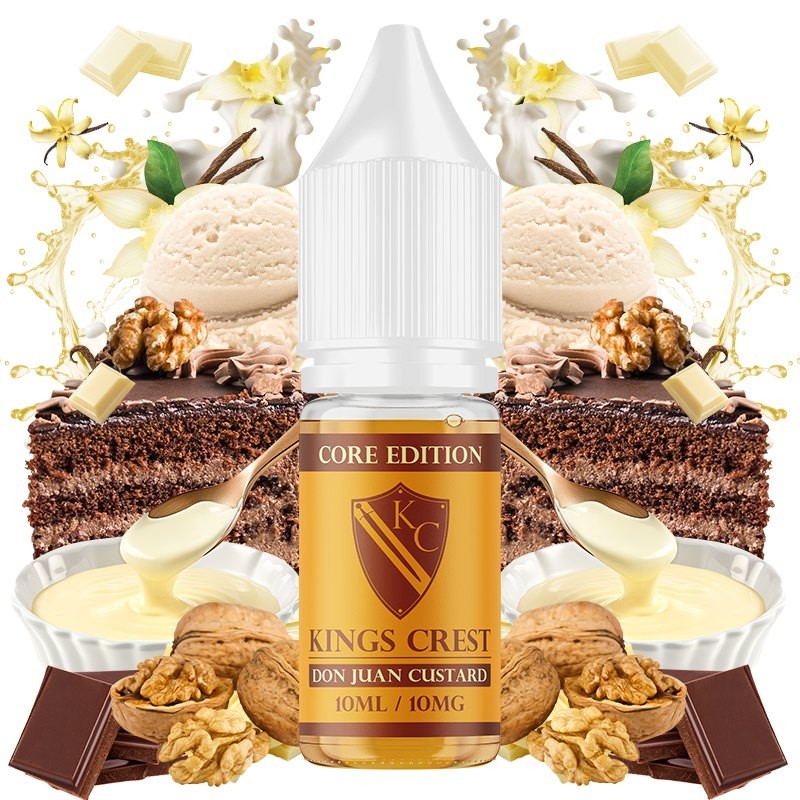 DON JUAN CUSTARD 10ML - KINGS CREST CORE EDITION SALTS DON JUAN CUSTARD 10ML - KINGS CREST CORE EDITION SALTS