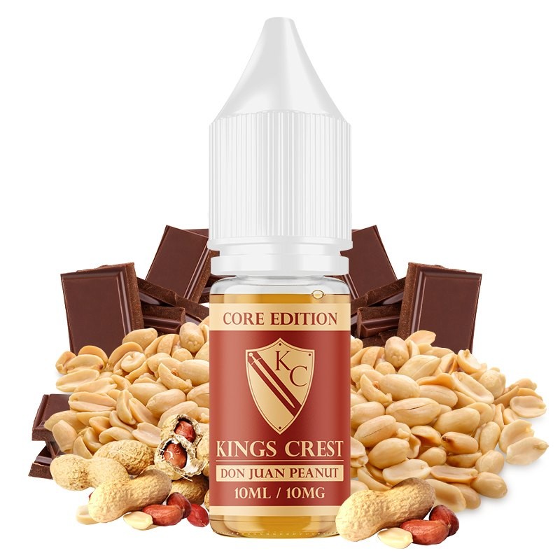 DON JUAN PEANUT 10ML - KINGS CREST CORE EDITION SALTS DON JUAN PEANUT 10ML - KINGS CREST CORE EDITION SALTS