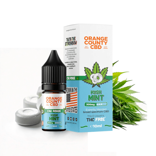 CALI CBD E-LIQUID KUSH MINT 10ML - ORANGE COUNTY CBD CALI CBD E-LIQUID KUSH MINT 10ML - ORANGE COUNTY CBD