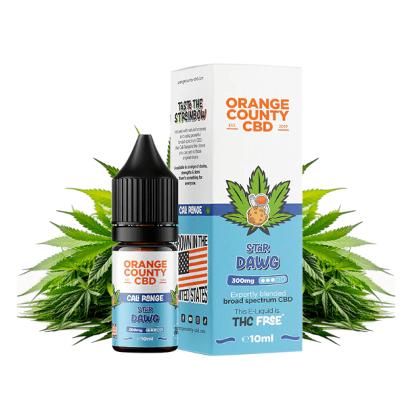 CALI CBD E-LIQUID STAR DAWG 10ML - ORANGE COUNTY CBD