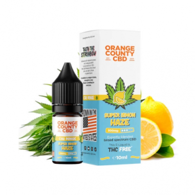 CALI CBD E-LIQUID SUPER LEMON HAZE 10ML - ORANGE COUNTY CBD