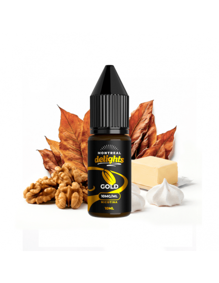 DELIGHTS SALTS GOLD 10ML - MONTREAL ORIGINAL