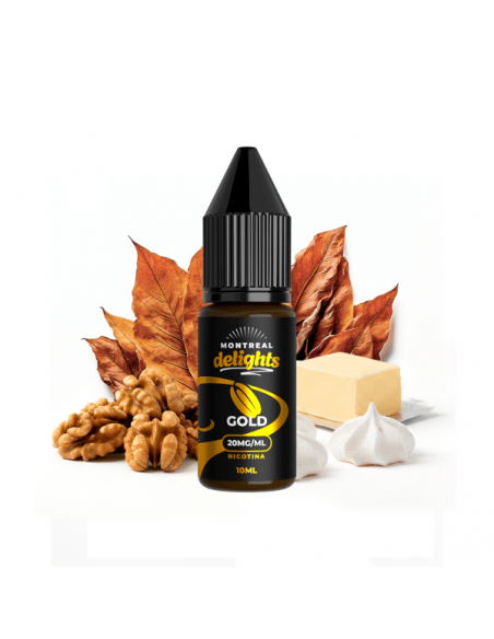 DELIGHTS SALTS GOLD 10ML - MONTREAL ORIGINAL