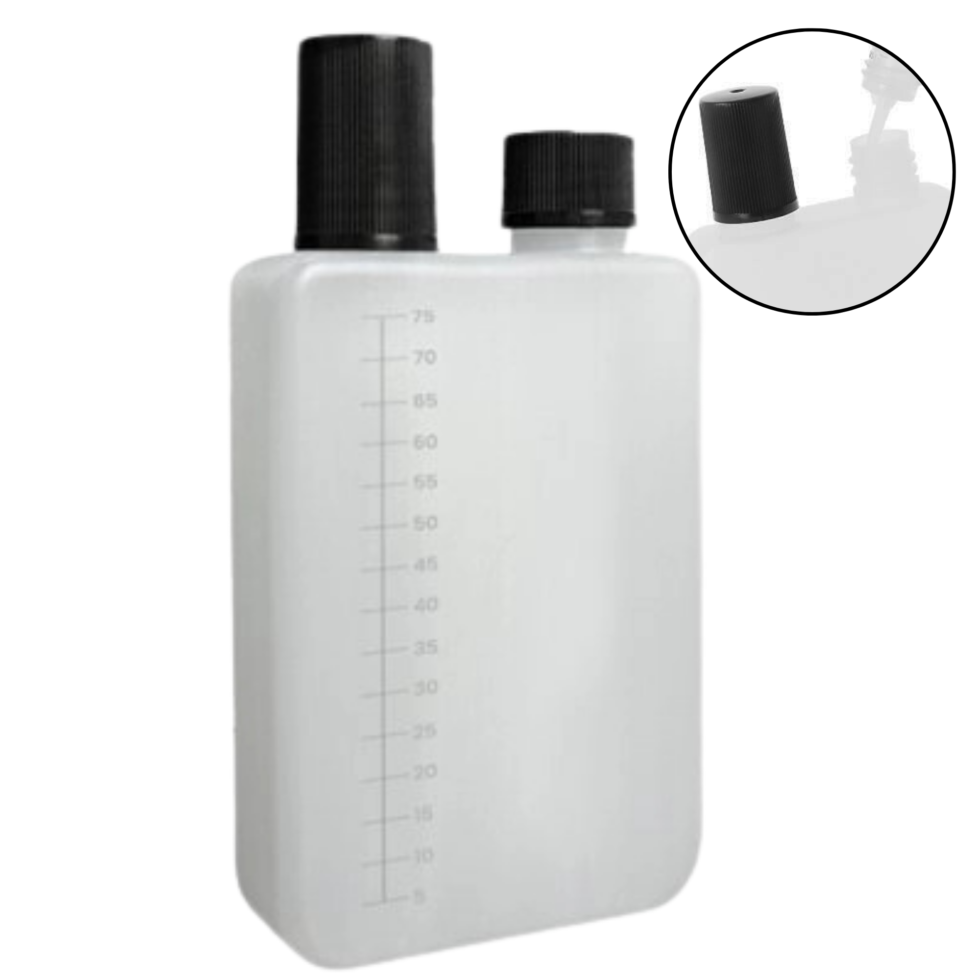 BOTELLA GRADUADA DUALFILL 75ML - EYCOTECH