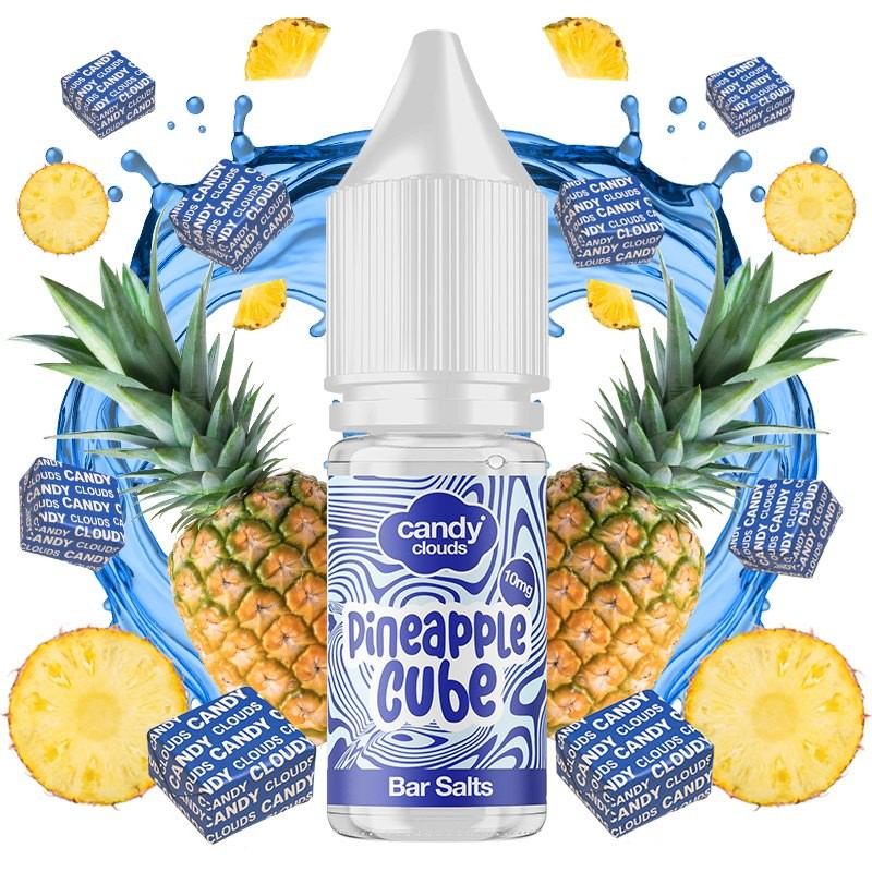 PINEAPPLE CUBE 10ML 10MG - CANDY CLOUDS SALTS PINEAPPLE CUBE 10ML 10MG - CANDY CLOUDS SALTS